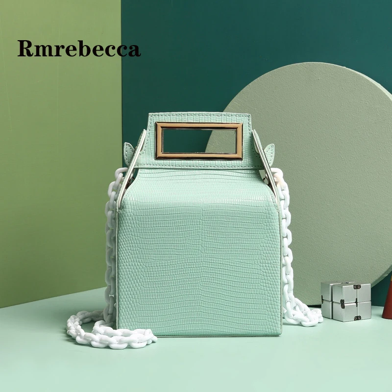 

Acrylic packing cubes bag organizer women totes money clip chains bags hot brand designer milk box shape bags day clutche bolsos