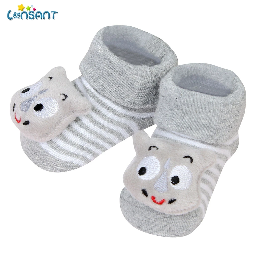 CW/_ Baby Cute Cartoon Non-slip Cotton Toddler Floor Socks Kids Shoes Slipper Soc