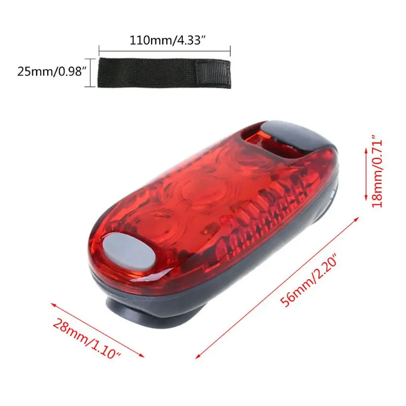 Excellent Bicycle Light Night Cycling Running Warning Lamp Safety 3 LED MTB Super Bright 1 Excellent Bicycle Light Night Cycling Running Warning Lamp Safety 3 LED MTB Super Bright 1