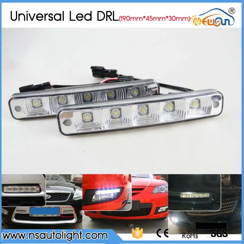 12v 10w LED Daytime Running Light Waterproof Universal DRL Kit Day