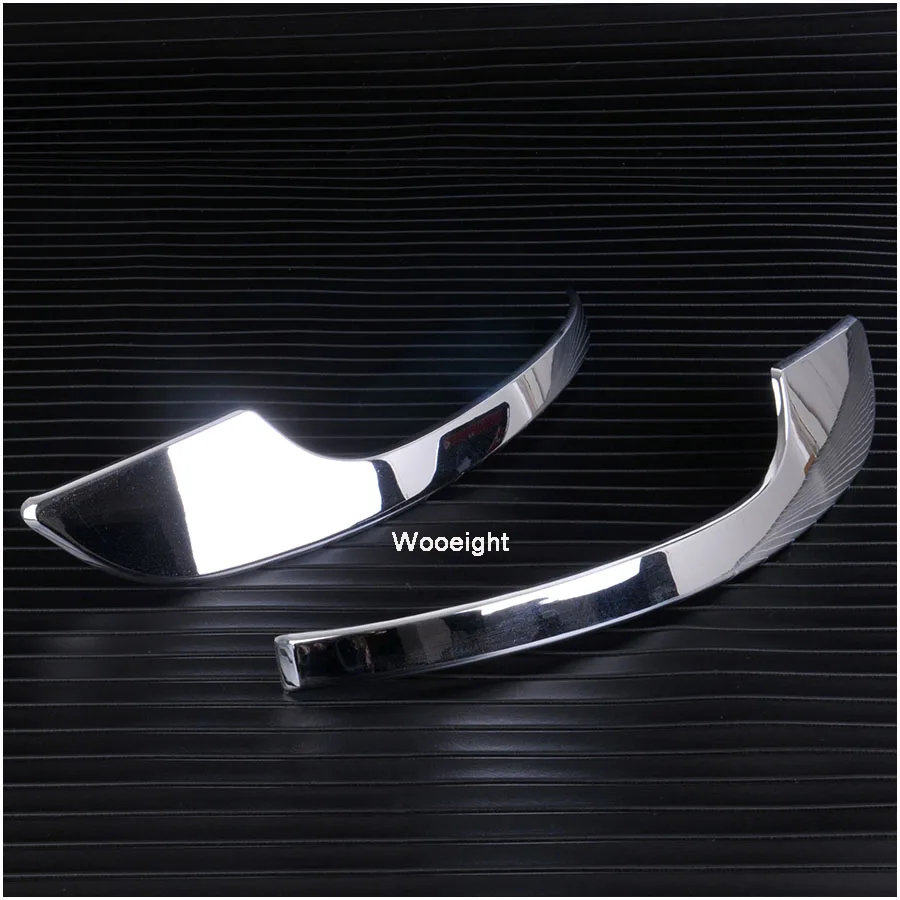 Wooeight 2Pcs Car ABS Side Mirror Chrome Cover Trim Molding Strip Rear View Bezel Frame Garnish Protector For Hyundai Tucson 2016 2017 (3)