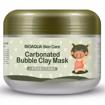 

1PC Carbonated Bubble Cleaning Facial Mask Face Care Blackhead Remove Whitening Moisturizing Acne Treatment Face Mud Mask 100g