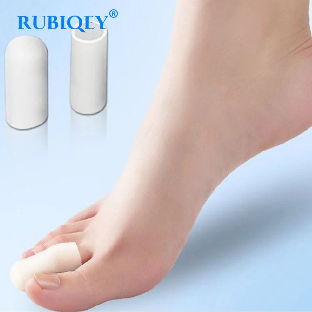 

1 Pair Silicone Toe Protective Cover Toe Cushions Foot Protection Pads Protector for Ballet Shoes High HeelsFeet Pain Pedicure