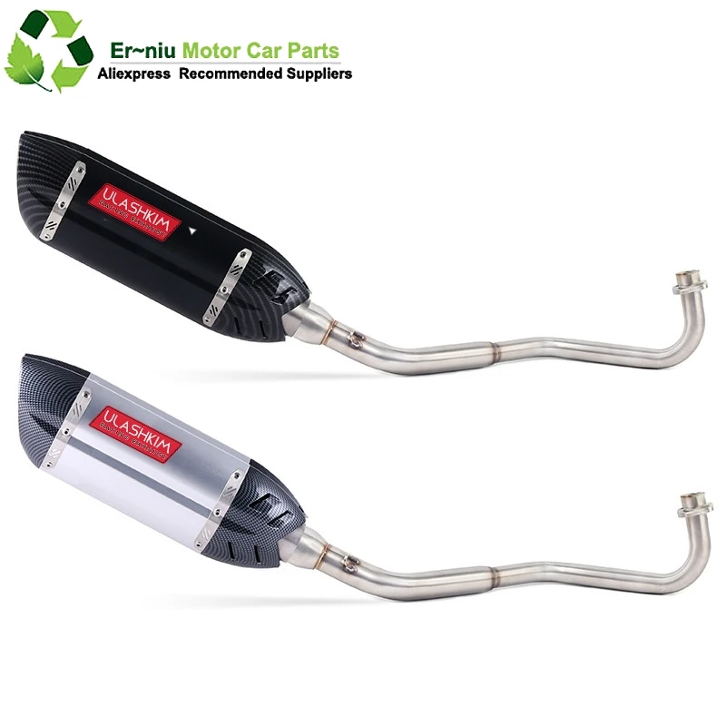 

MSX 125 Motorcycle Modified Exhaust Muffler Laser Marking stainless steel With DB Killer Connect Pipe FOR honda grom MSX125 M3