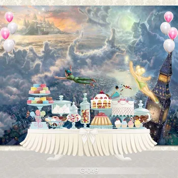 

Customize home decoration Photography Backdrop Studio Background Cartoon Baby Kid Party Birthday photo background G-049