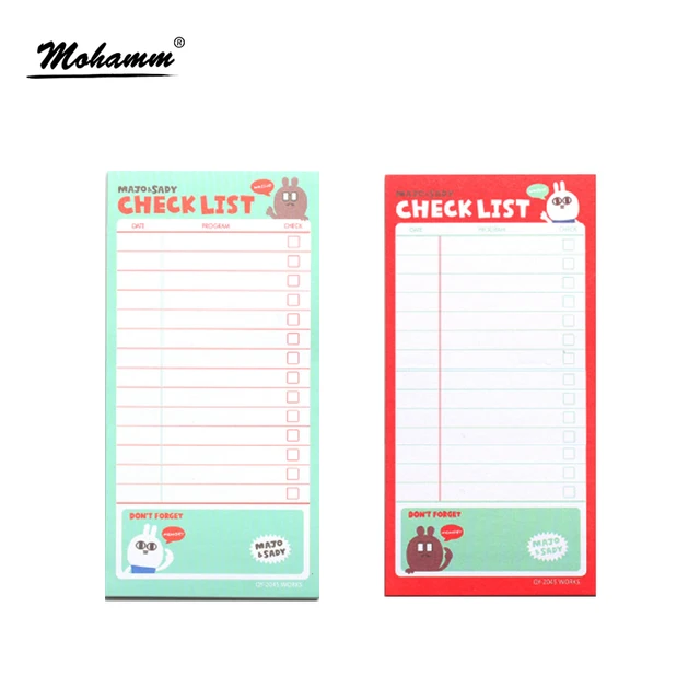 cute checklist