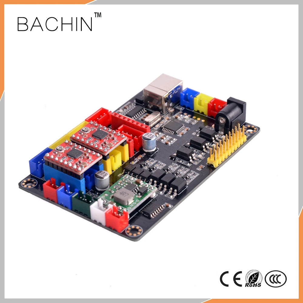 

2 axis/3Axis Controller Board Laser Driver CNC Laser Cutter Engraving Machine PCB Mainboard V6 Control Panel Support GRBL, Stepper Motor Driver