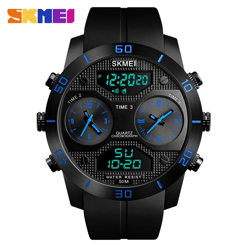 Buy Outdoor Watches Men 50m Waterproof LED Electronic