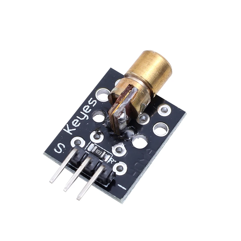 3pin 650nm красный лазерный передатчик точечный диод Медная головка модуль KY 008 для