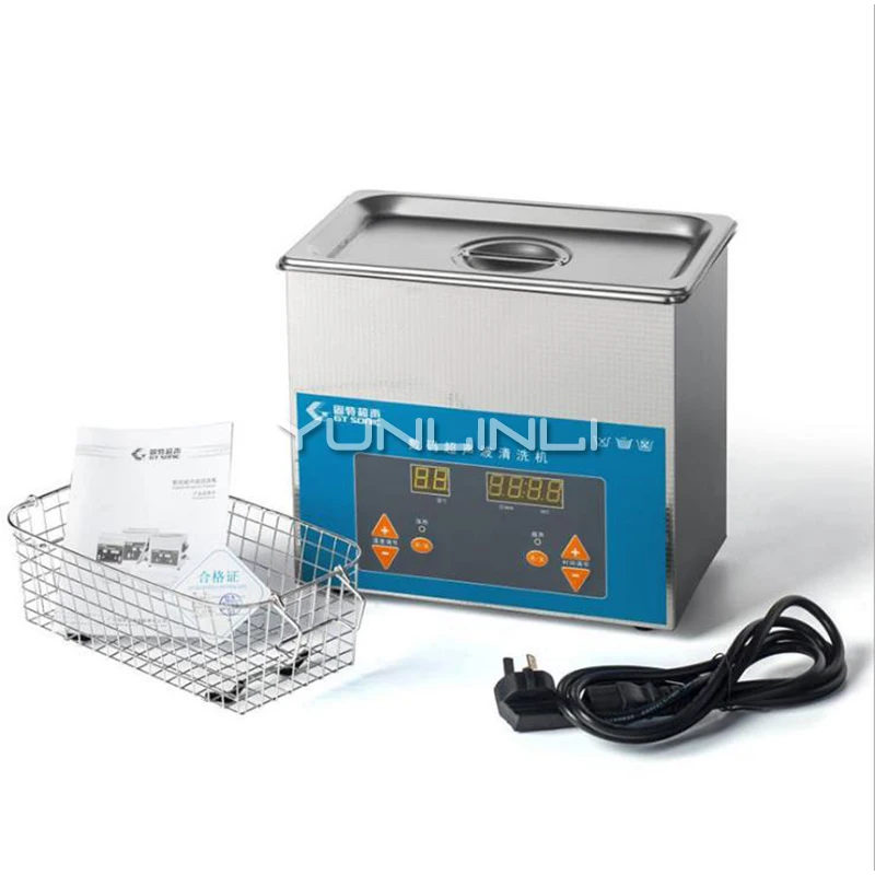 US $108.00 3L Ultrasonic Cleaner Small Size Ultrasonic Cleaning Unit Digital Control Ultrasonic Washing Machine VGT1730QTD