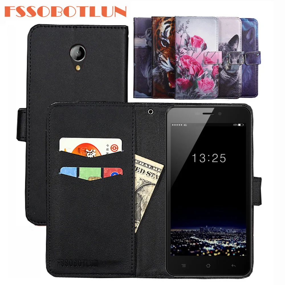 

FSSOBOTLUN For Micromax Canvas Pace 2 Plus Q479 PU Leather Retro Flip phone Cover Magnetic Fashion Wallet Cases Kickstand Strap