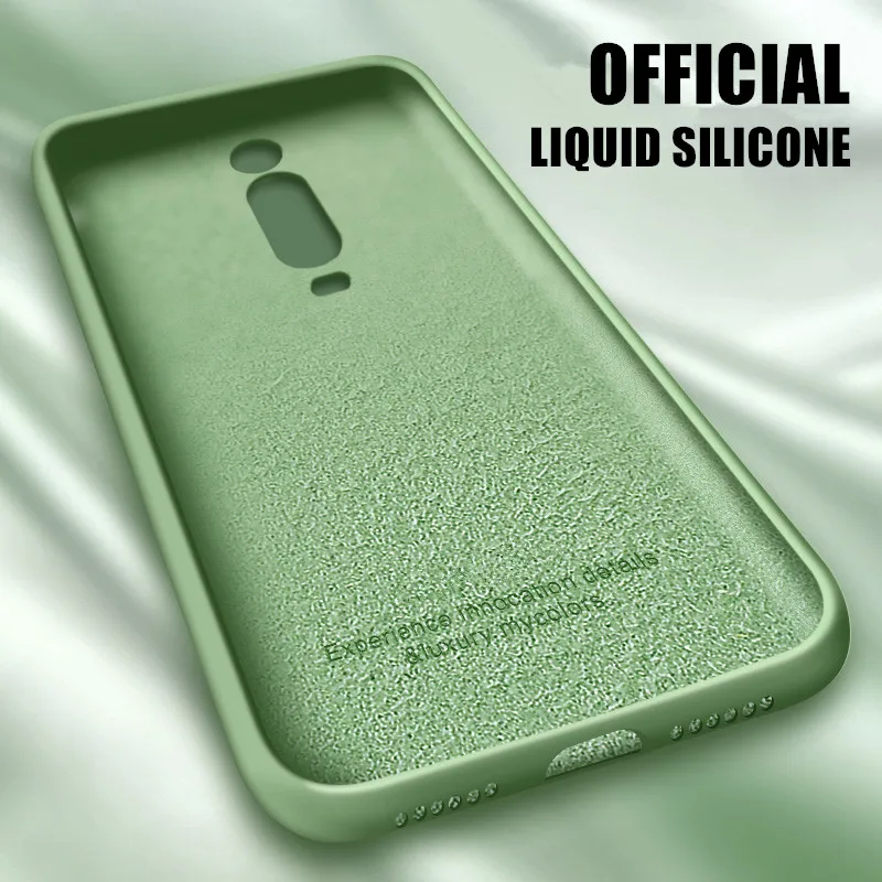 

For Xiaomi Redmi K20 Pro Case Liquid Silicone Rubber Soft Cover For Xiaomi Redmi K20 Phone Cases Candy Color Shockproof Coque