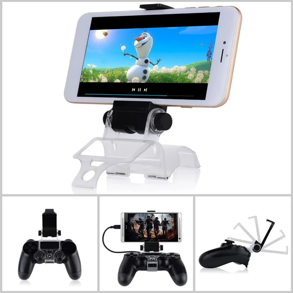 

NEW for PS4 Gaming Clip Black Smart Phone Clip Clamp Mount Adjustable Bracket Handset Support Stand For PS4 Playstation