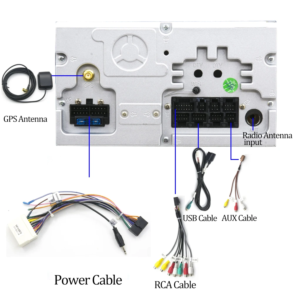Perfect Owtosin 2 din Android 9.0 Car Radio Player Multimedia For Ssangyong Rexton 2012 2013 2014 2015 Car GPS Navigaton Autoradio 5