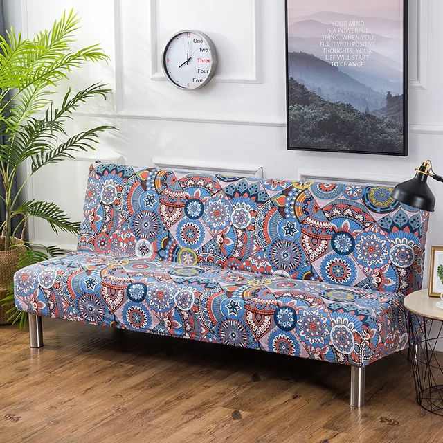 black Plum blossom Sofa Bed Cover Folding chair seat slipcovers stretch