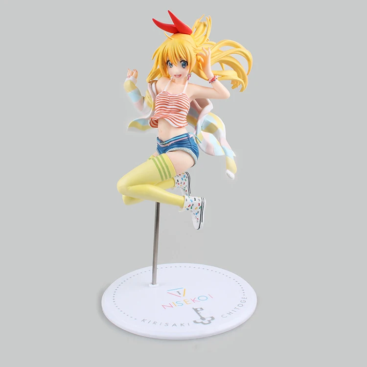 Новая Аниме Фигурка 23 см Nisekoi Kirisaki Chitoge 1/8 масштаб предварительно окрашенная ПВХ фигурка Коллекционная модель Рождественский подарок B19