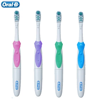 

Oral B Tooth Brush Non-Rechargeable Power Adult Cross Action Electric Toothbrushes Dual Clean Teeth Whitening Brushes 1pcs