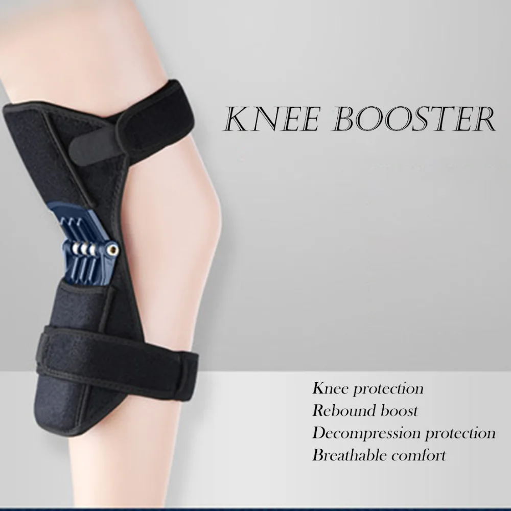 1pcs Power Lift Joint Support Knee Pads Breathable Non-slip Powerful Rebound Force Knee booster Joint Support Knee Pad For Pants