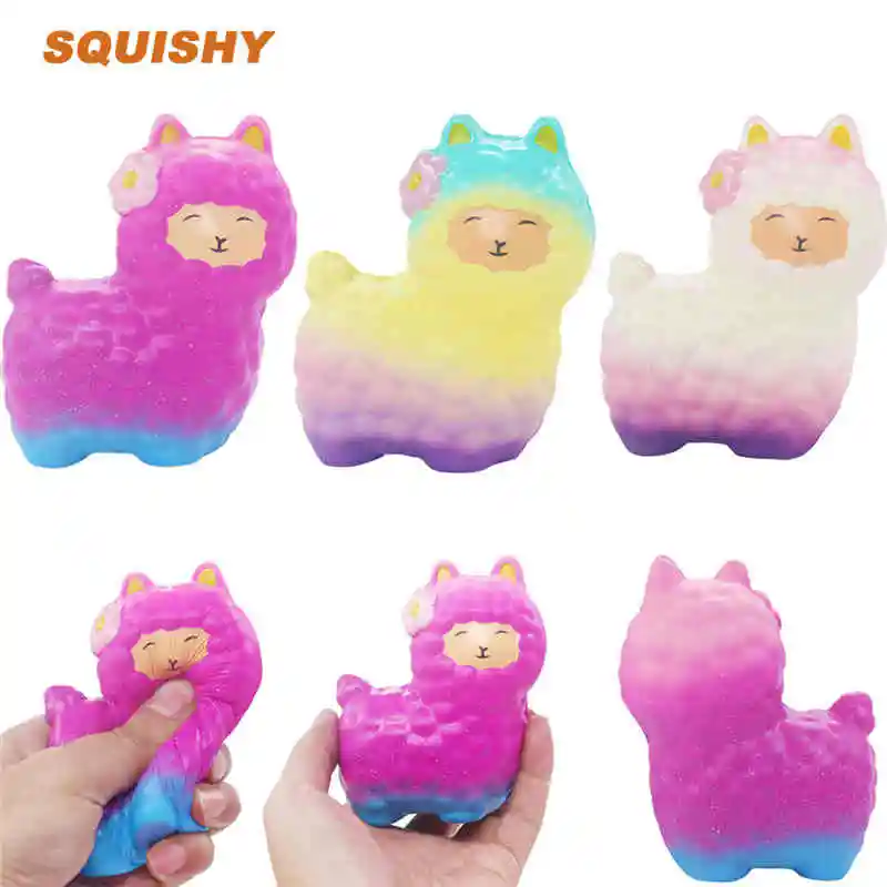 

Cute Sheep Toys Alpaca Super Slow Rising Scented Fun Animal Toys Description eco-friendly PU slow rebound Alpaca funToys