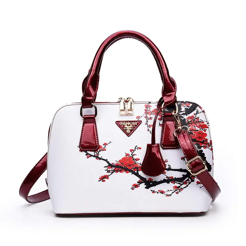 Женская сумка с принтом, Женская износостойкая сумка-мессенджер, модная вместительная сумка через плечо для покупок - Цвет: Бежевый