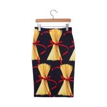 Новинка, Женская юбка-карандаш с принтом, сексуальные юбки, юбка с рисунком, развивающая мораль, распродажа, быстрая