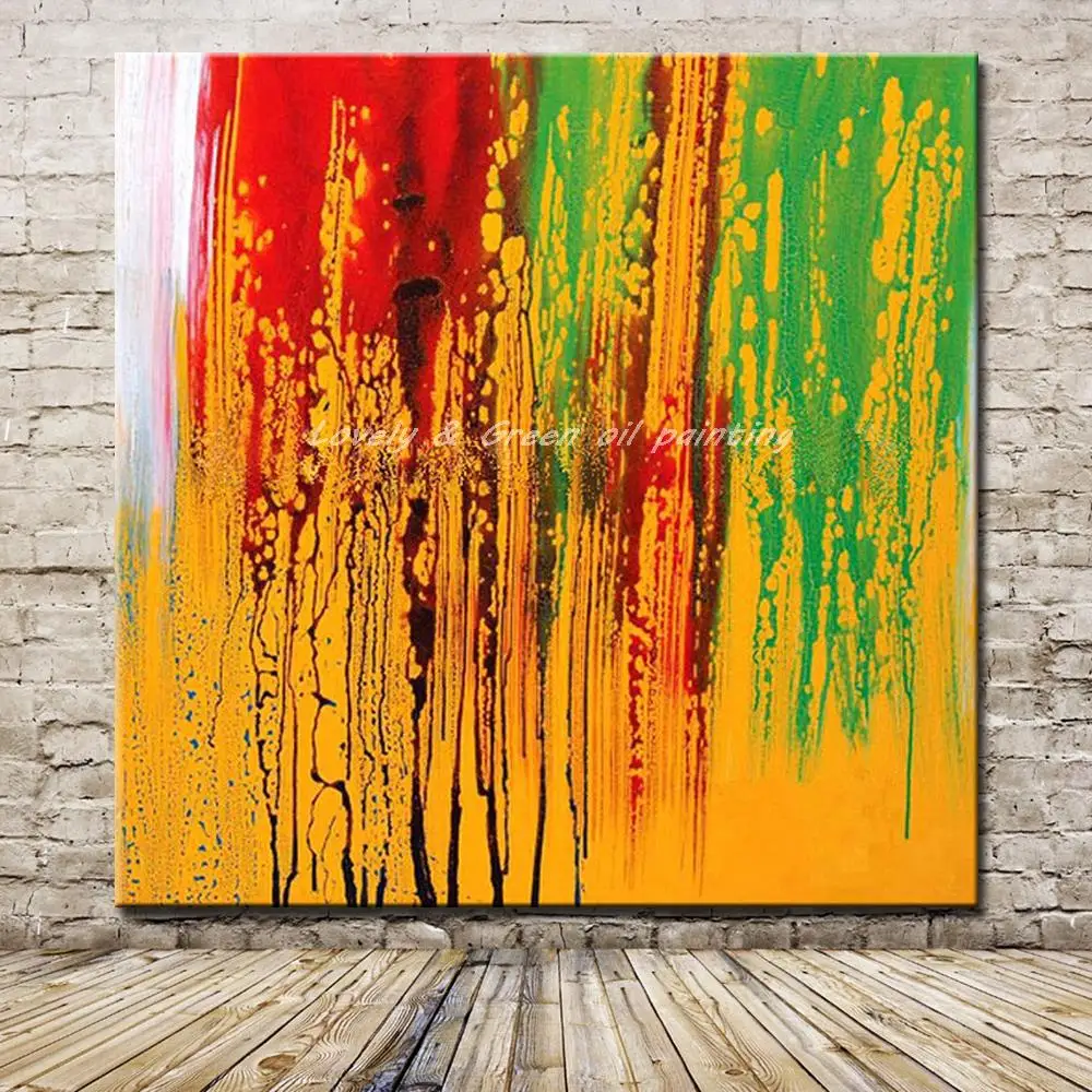 Frameless Paintings Hand painted Modern Abstract Oil Painting On Canvas