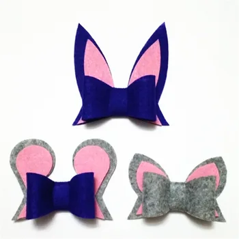 

bow die Cat ears wood steel rule 5.5"X6"X5/8" fit for big shot/plus/pro machine