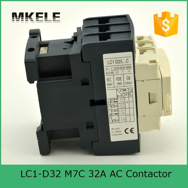 LC1-D32 M7C е-байка 36В катушка контактор переменного тока 24V 220V с серебряными контактами LC1D32M7C LC1D32B7C LC1D32C7C LC1D32F7C LC1D32Q7C