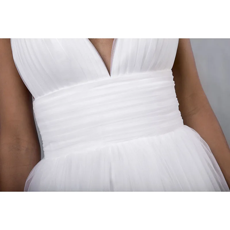 Lorie Backless wedding dress Aline customized made (4)