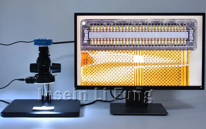 20MP HDMI USB видео микроскоп камера+ 10X-200X Регулируемый зум C-mount объектив рабочее расстояние 100 мм-200 мм+ 144 светодиодный светильник+ верстак