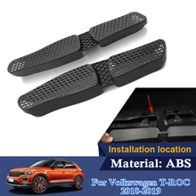 QCBXYYXH ABS сиденье для стайлинга автомобиля выход Защитная крышка внутреннее украшение крышка для Volkswagen T-ROC аксессуары для интерьера