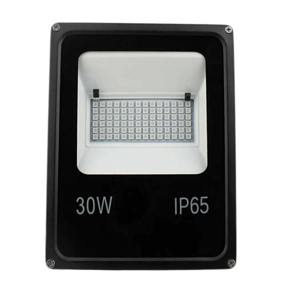 

Aluminum Waterproof Led RGB Wall Security Decorative Color Changing Floodlight Remote Control Garage Garden Outdoor Spotlight