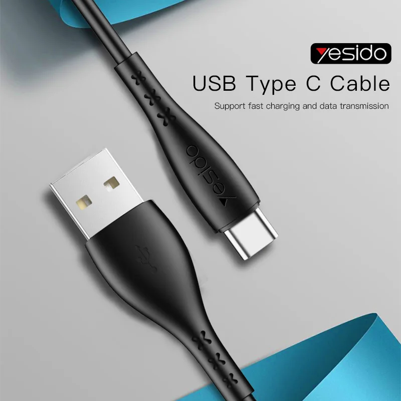 Yesido CA26 usb type-C кабель для samsung S10 S9 S8 Plus быстрое зарядное устройство type-c кабель для Xiaomi huawei One Plus 6 USB C Кабели шнур