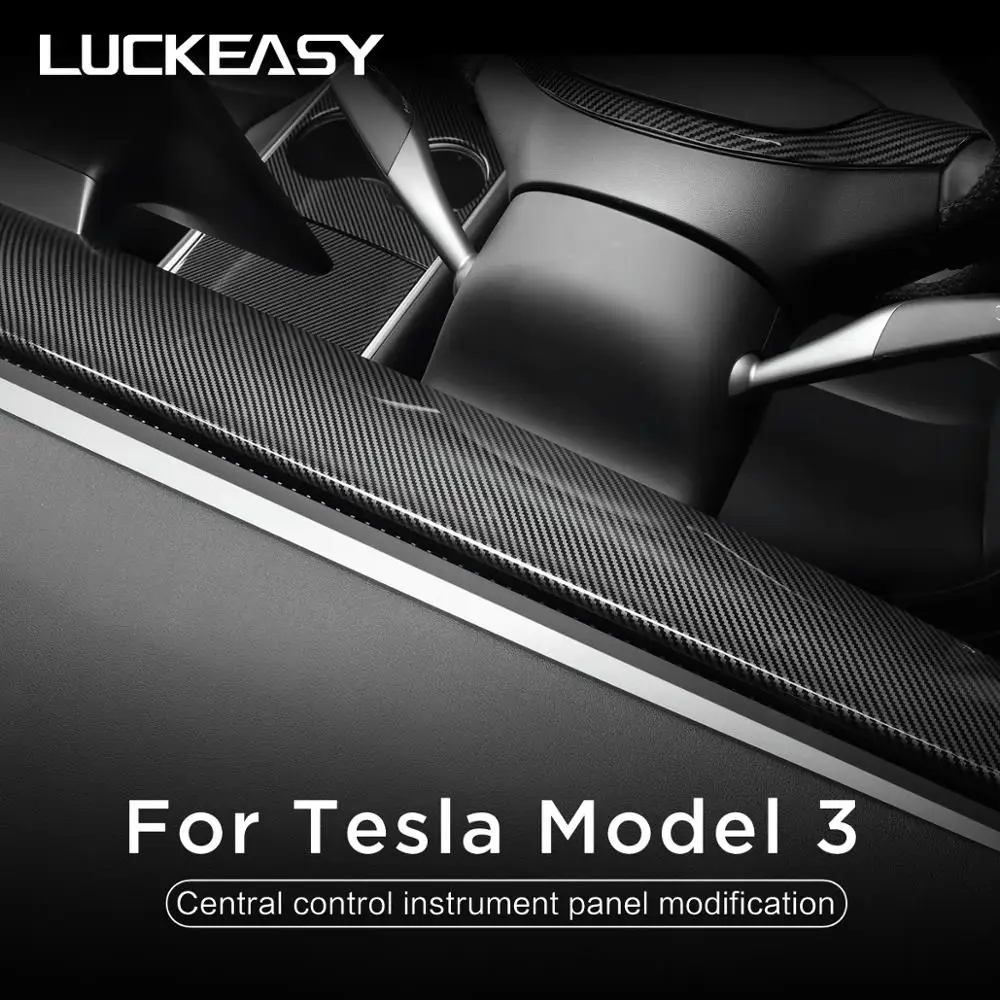 LUCKEASY автомобиля Центрального управления приборной панели для Tesla модель 3 2017 2021