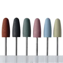 1 шт. силиконовая насадка для полировки ногтей сверла резак для сглаживания и полировки ногтей электродрель аксессуары инструменты