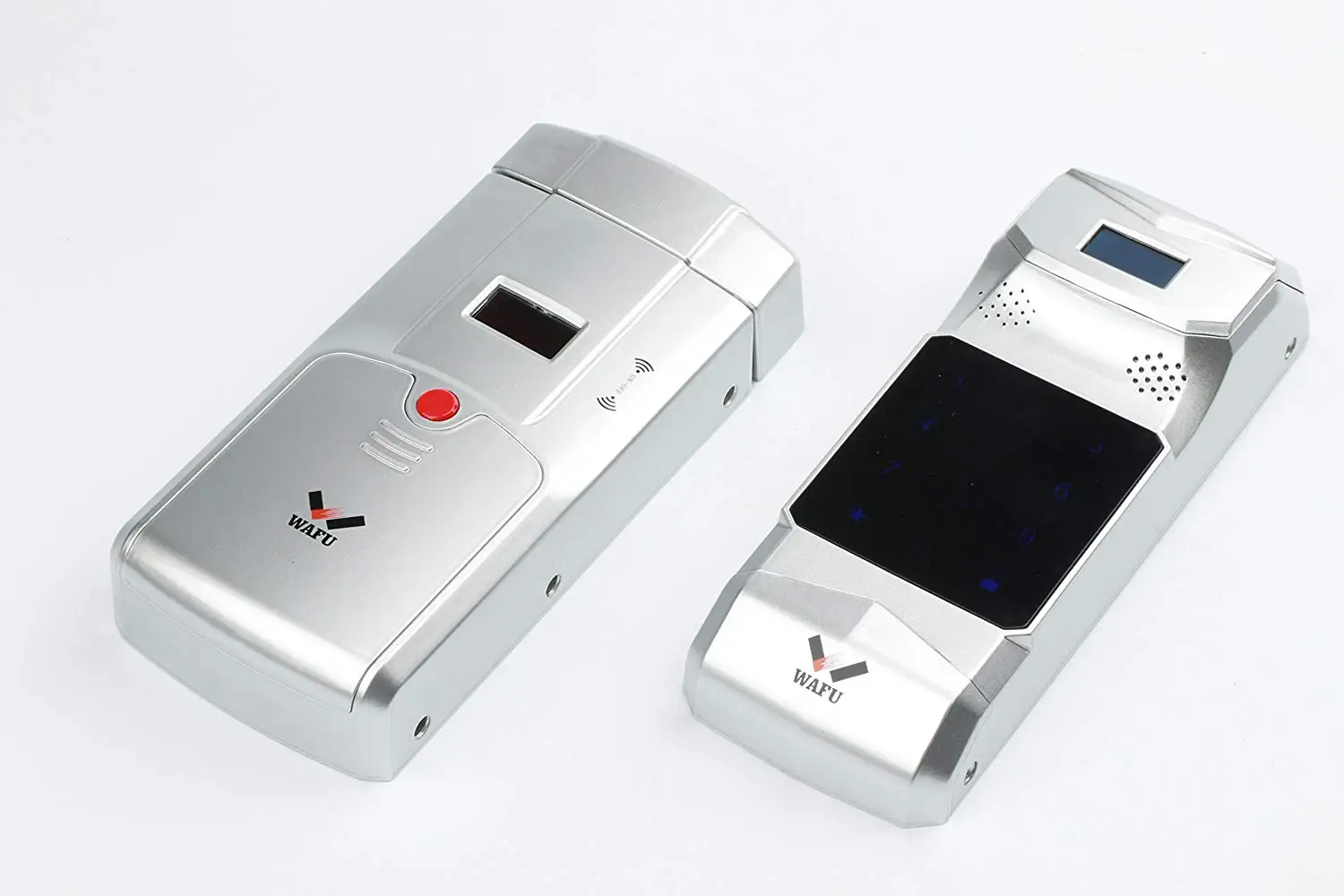 

WAFU 011A Electronic Bluetooth Smart Lock Controller Enabled Fingerprint & Touchscreen Keyless Lock Deadbolt with Built-In Alarm