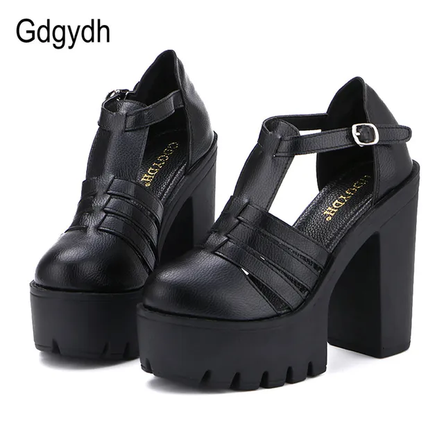 gdgydh hot selling 2018 new summer fashion high platform sandals shoes form china