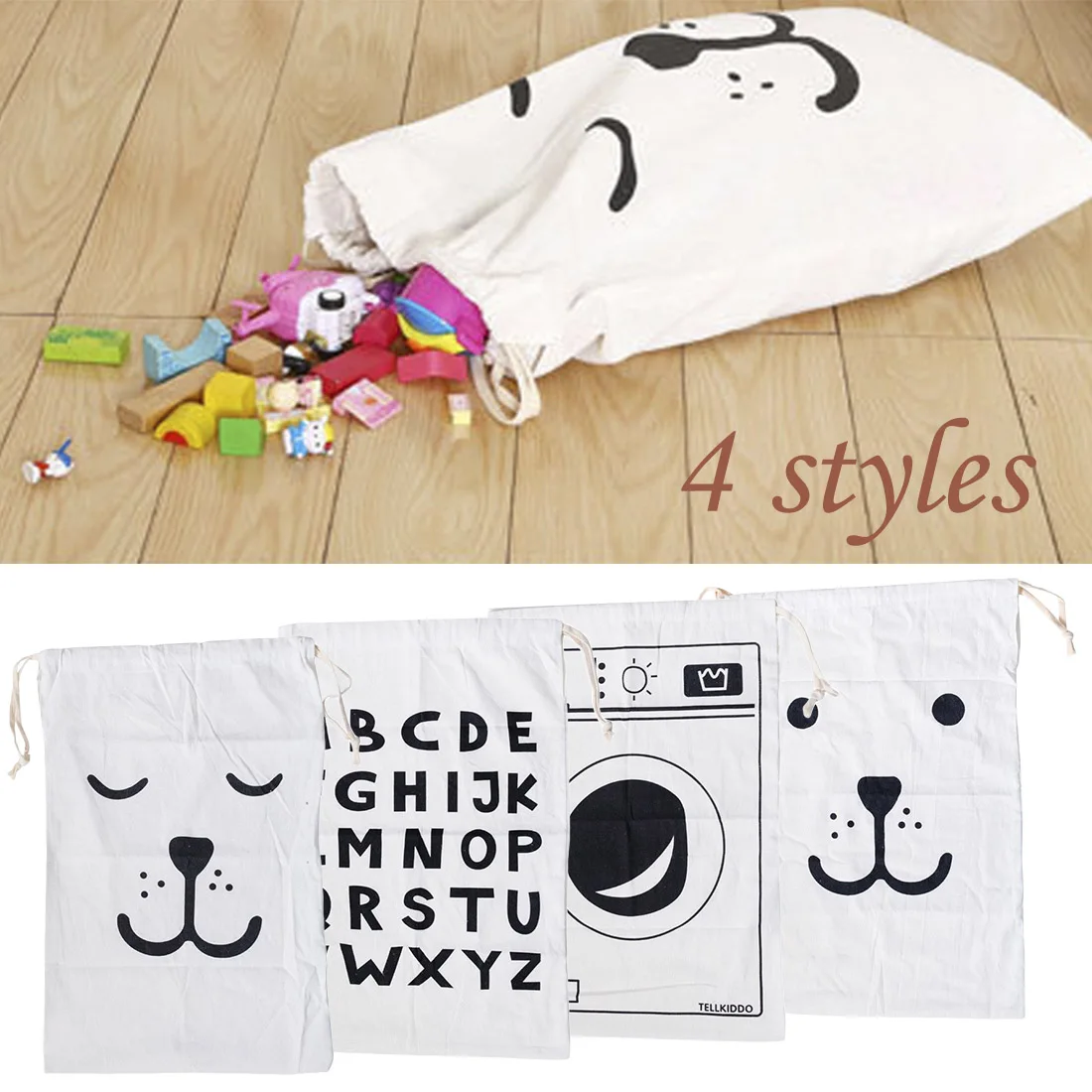 قماش السفر الرباط صندوق تخزين ملابس مقسم حقيبة حقيبة للملابس الداخلية طفل ألعاب أطفال حقيبة التخزين 65*45 سنتيمتر