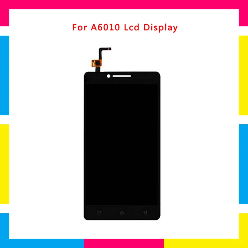 

5pcs/lot Replacement LCD Display Screen With Touch Screen Digitizer Assembly For Lenovo A6010
