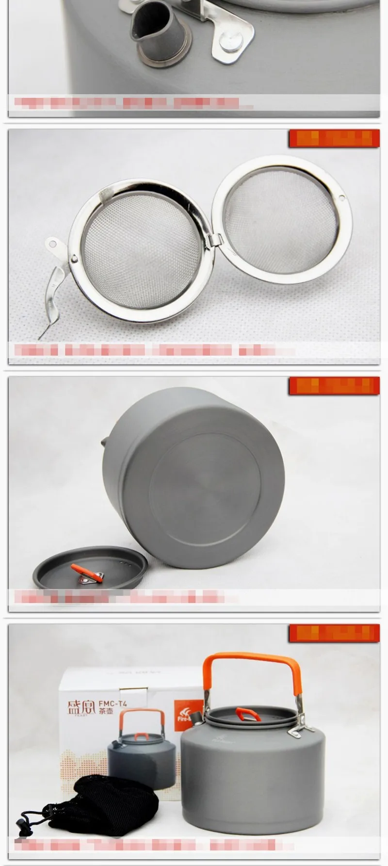 Открытый теплообменник коллектор горшок Кемпинг кухонная посуда чайники для кемпинга для пикника огонь клен FMC-XT1/FMC-XT2/FMC-T3/FMC-T4