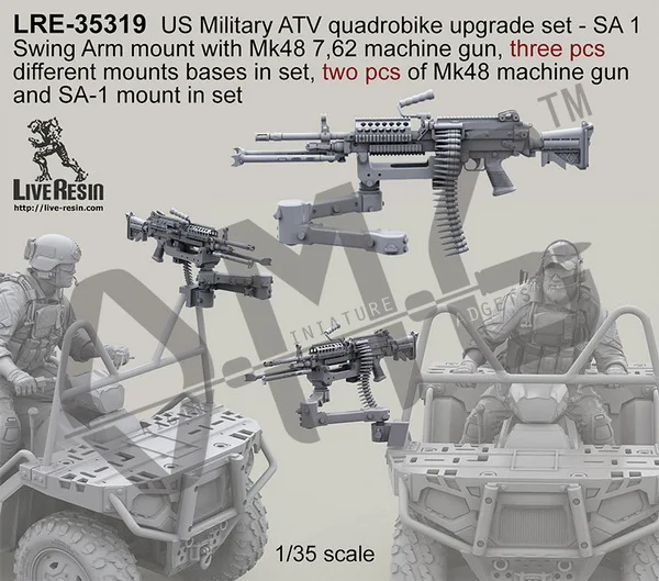

IN STOCK Live Resin LRE-35319 1/35 US Military ATV quadrobike upgrade set