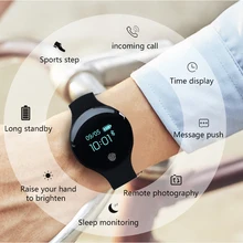 Bluetooth фитнес-трекер умный Браслет фитнес-трекер монитор сердечного ритма спортивный водонепроницаемый смарт-браслет для IOS Android