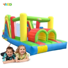 Jungle Bounce House Inflatable Trampoline Bouncer Jumper Moonwalk With Tunnel Jumping Castle