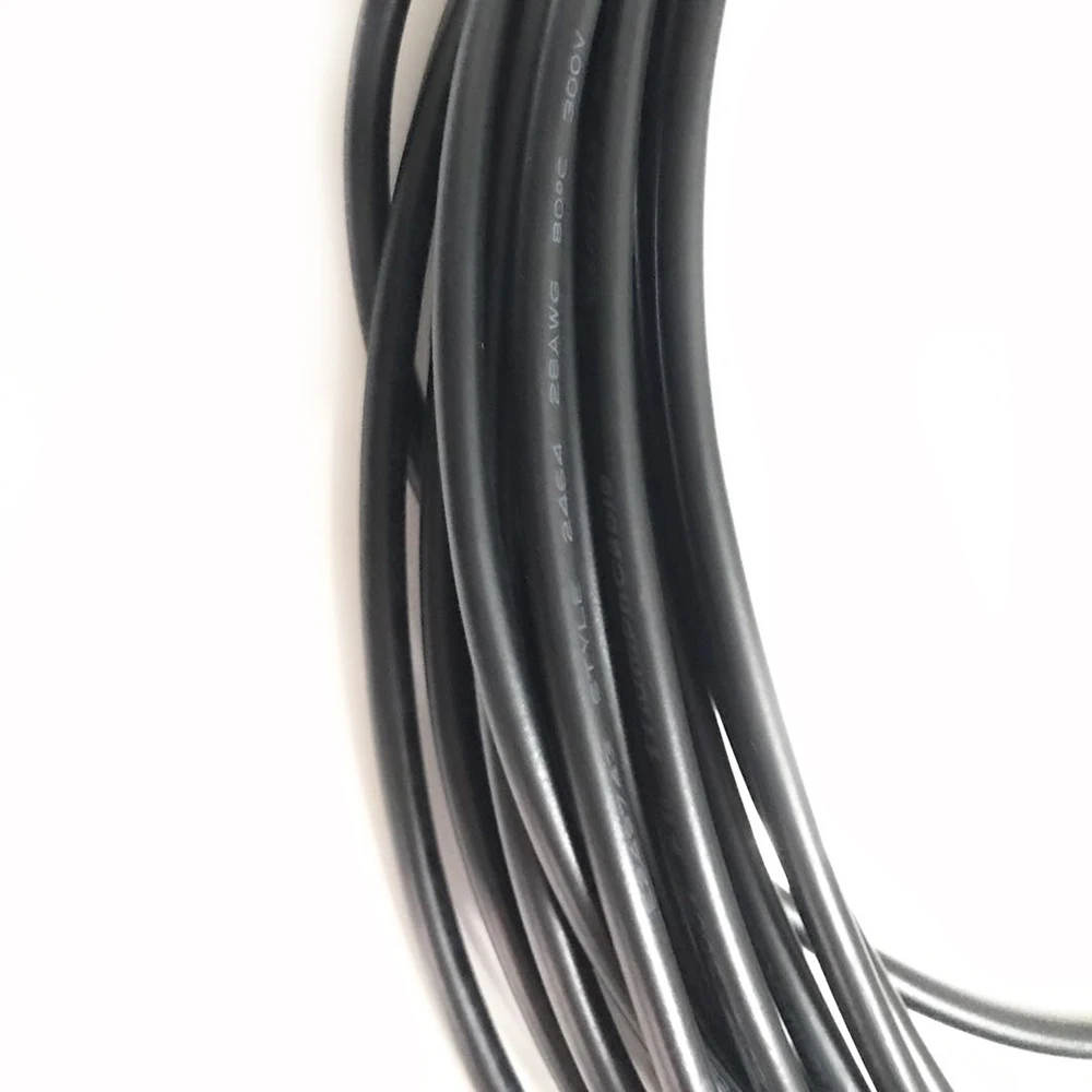 10 м ПВХ куртка кабель UL2464 2C/3C/4C/5C 24AWG многожильный луженый медный провод аудио кабель сигнальный провод кабель питания