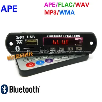 

LED Bluetooth Call Hands Free APE FLAC MP3 WMA WAV decoder board FM MP3 Player AUX 3.5MM Headset output TF USB DC7-12V FOLDS