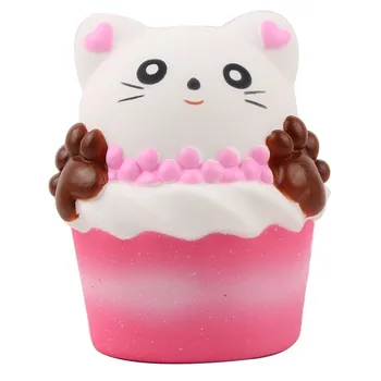 

Cute Mochi Squishy Cat slow rising Squeeze Healing Fun Kids Kawaii kids Adult Toy Stress Reliever Decompression Toys 6.27