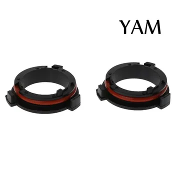 

2pcs Car model LED Headlight Bulbs Holder Adapter Lamp Base Led Front Headlight Kit H7 Adapter For OPEL Astra G Honda CR-V Mazda