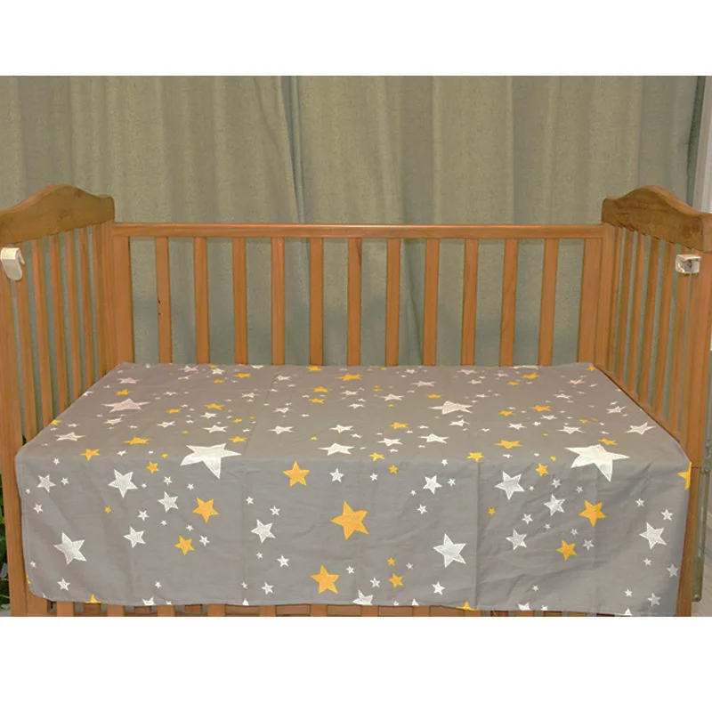 

adamant ant Baby bed sheet 100%cotton newborn bedsheets cartoon baby environmental protection reactive print 150X90cm