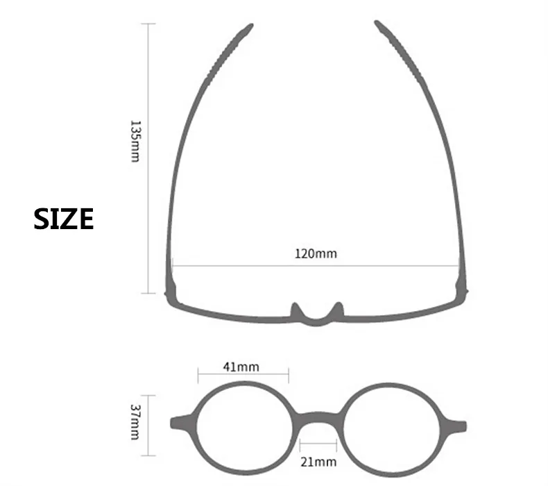 Imwete очки TR90, круглые очки для чтения, для мужчин и женщин, без оправы, очки для пресбиопии, очки с градусом 1,5 2,0 2,5 3,0
