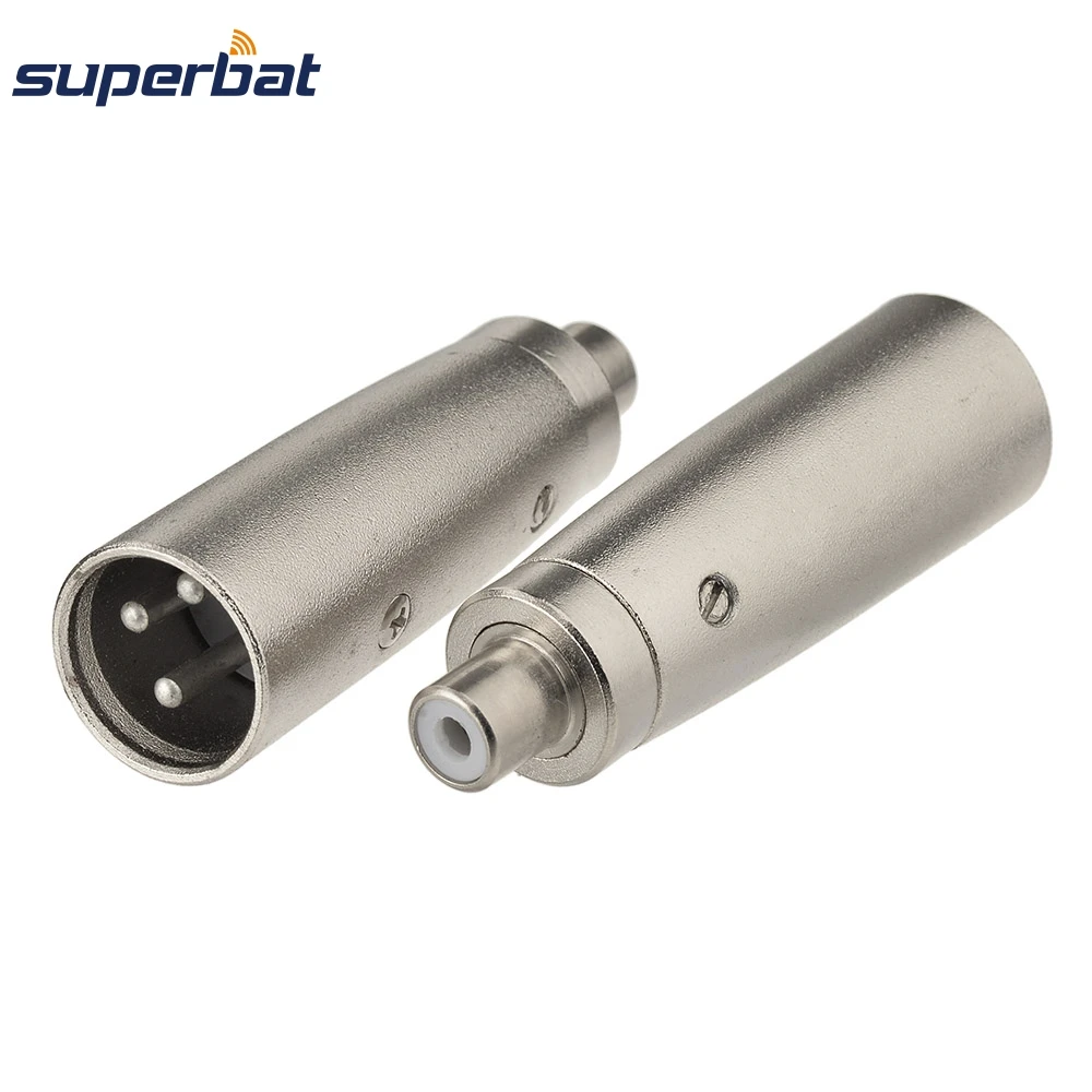 Metal RCA to XLR Audio Adapter for Professional Sound Equipment